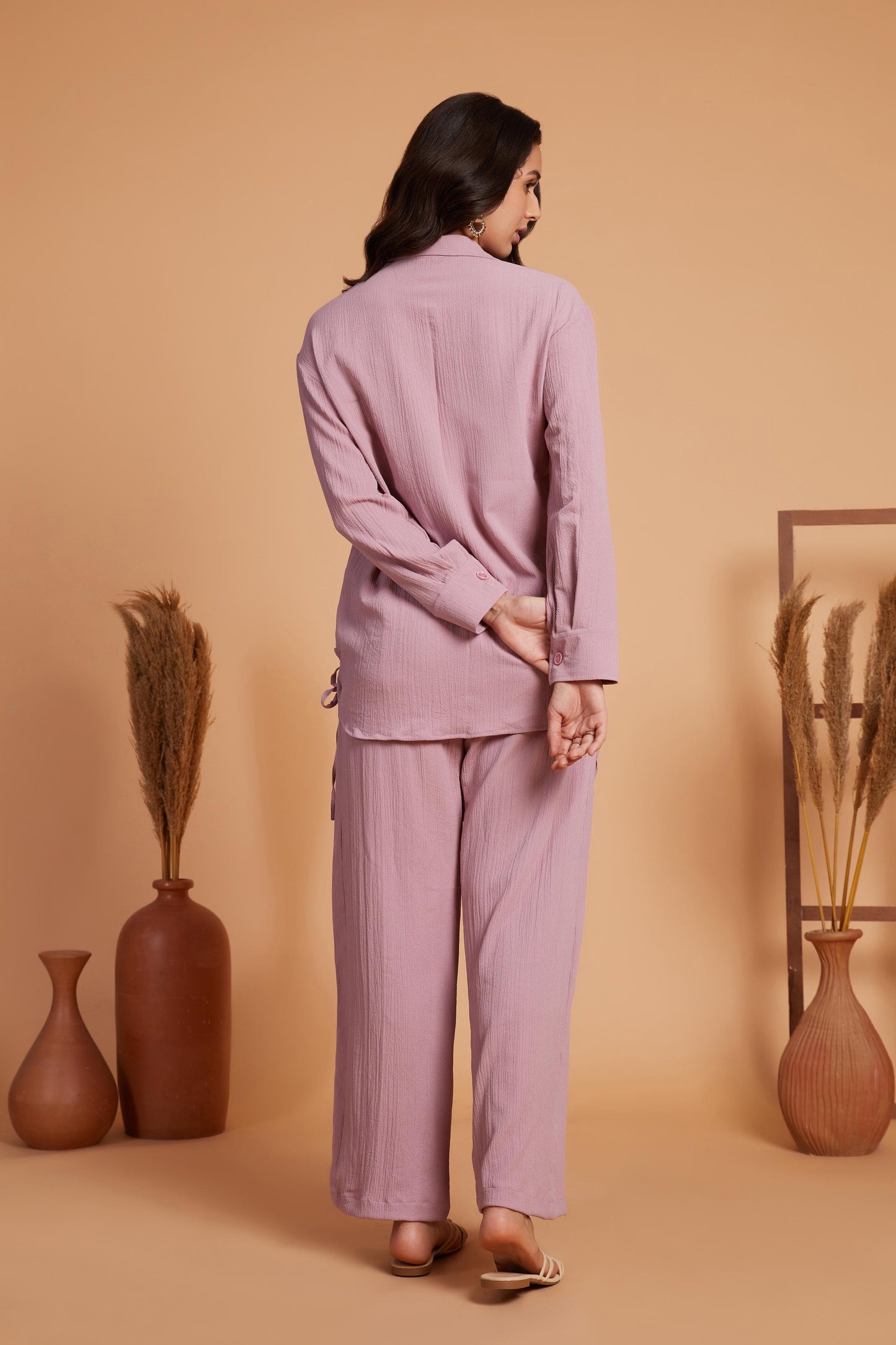 Dusty Pink Relaxed Co-Ord Set