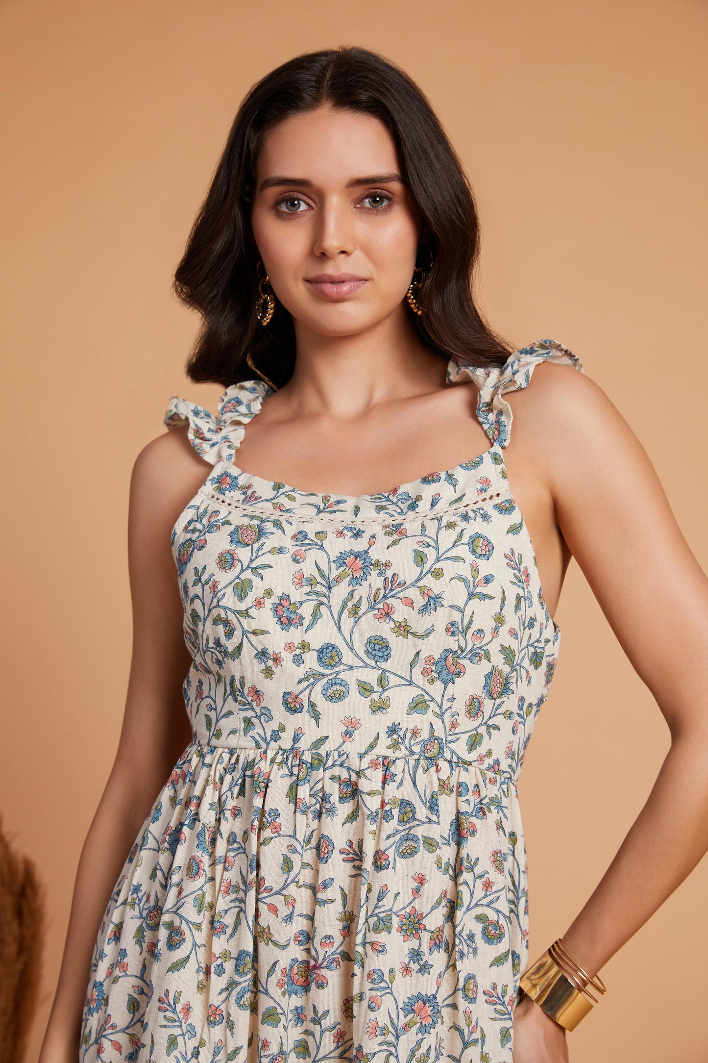 Floral Tiered Maxi Dress