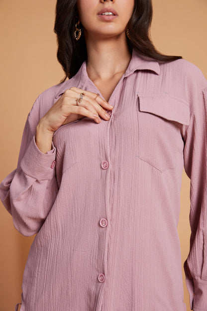 Dusty Pink Relaxed Co-Ord Set