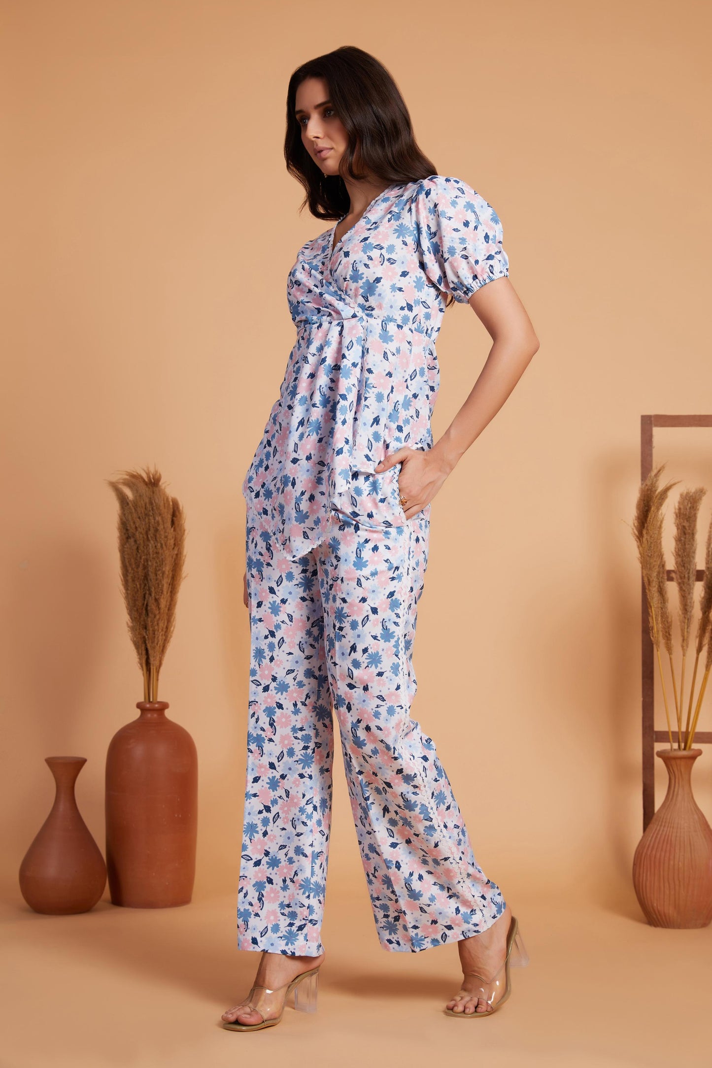 Floral Elegance Co-Ord Set